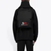 Erkek Balenciaga Alfabe Baskılı Bol Kesim Klasik Siyah 620973TIVD41000