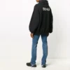 Erkek Balenciaga Alfabe Baskılı Dfil Spor Klasik Siyah 641679TJVE51000