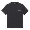 Erkek Balenciaga Alfabe Baskılı Kısa Kollu Siyah 641675TIV521070