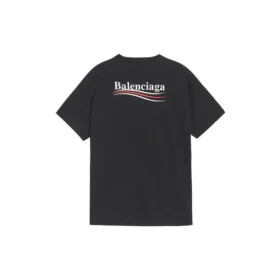 Erkek Balenciaga Alfabe Baskılı Kısa Kollu Siyah 641675TIV521070 Erkek Balenciaga Alfabe Baskılı Kısa Kollu Siyah 641675TIV521070