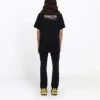 Erkek Balenciaga Alfabe Baskılı Kısa Kollu Siyah 641675TIV521070