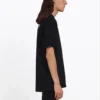 Erkek Balenciaga Alfabe Baskılı Kısa Kollu Siyah 641675TIV521070