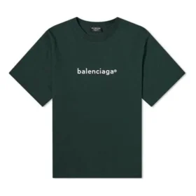 Erkek Balenciaga Alfabe Desenli Yuvarlak Yaka Kazak, Kısa Kollu, Yeşil 612966TIV543011 Erkek Balenciaga Alfabe Desenli Yuvarlak Yaka Kazak, Kısa Kollu, Yeşil 612966TIV543011