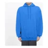 Erkek Balenciaga Arka Logo Alfabe Baskılı Mavi 570811THV798077