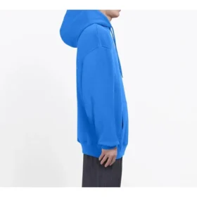 Erkek Balenciaga Arka Logo Alfabe Baskılı Mavi 570811THV798077
