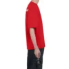 Erkek Balenciaga Büyük Logolu Retro Kısa Kollu Kırmızı 612966TIVG56540