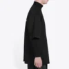 Erkek Balenciaga Crew Alfabe Baskılı Kısa Kollu Siyah 620969TIV741070