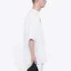 Erkek Balenciaga Crew Alfabe Desenli Kısa Kollu Beyaz 620969TIV749040