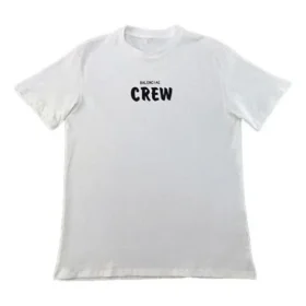 Erkek Balenciaga Crew Baskılı Kısa Kollu Beyaz 620941TIV749040 Erkek Balenciaga Crew Baskılı Kısa Kollu Beyaz 620941TIV749040