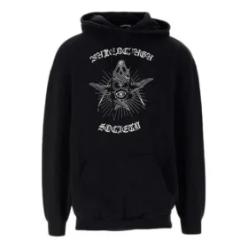 Erkek Balenciaga Desenli Kazak Siyah 570811TJVE91000