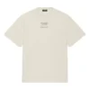 Erkek Balenciaga FW21 Alfabe Baskılı Kısa Kollu Bej 651795TJV909054