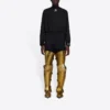 Erkek Balenciaga FW21 Alphabet Uzun Kollu Spor Siyah 661749444B81077