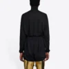 Erkek Balenciaga FW21 Alphabet Uzun Kollu Spor Siyah 661749444B81077