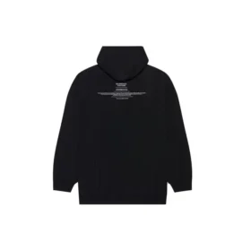 Erkek Balenciaga FW21 Boxy Loose Kapüşonlu Uzun Kollu Siyah 651799TJV910107 Erkek Balenciaga FW21 Boxy Loose Kapüşonlu Uzun Kollu Siyah 651799TJV910107