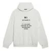 Erkek Balenciaga FW21 Hi My Name Is Alfabe Desenli Uzun Kollu Beyaz 651799TKVF29081