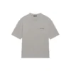 Erkek Balenciaga FW21 Logo Baskılı Retro Kısa Kollu Gri 612966TIVG51167