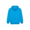 Erkek Balenciaga FW21 Logo Kapüşonlu Uzun Kollu Mavi 570811TIV557560