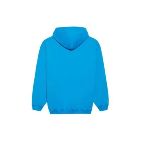 Erkek Balenciaga FW21 Logo Kapüşonlu Uzun Kollu Mavi 570811TIV557560 Erkek Balenciaga FW21 Logo Kapüşonlu Uzun Kollu Mavi 570811TIV557560