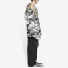 Erkek Balenciaga FW21 Omuzları Açık Ceket Gri 663004TKLD41240