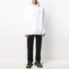 Erkek Balenciaga Kapüşonlu Günlük Saf Pamuk Beyaz 570811TJV859040