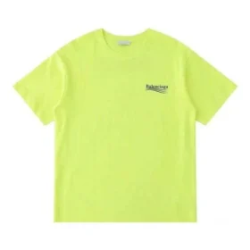 Erkek Balenciaga Küçük Logo Yuvarlak Yaka Kısa Kollu Sarı 620967TJVF77110 Erkek Balenciaga Küçük Logo Yuvarlak Yaka Kısa Kollu Sarı 620967TJVF77110