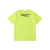 Erkek Balenciaga Küçük Logo Yuvarlak Yaka Kısa Kollu Sarı 620967TJVF77110