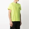 Erkek Balenciaga Küçük Logo Yuvarlak Yaka Kısa Kollu Sarı 620967TJVF77110