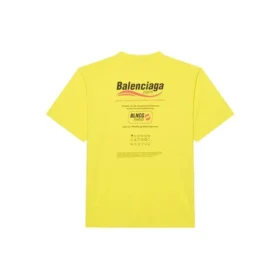 Erkek Balenciaga Kuru Temizleme Boxy Logo Baskılı Bol Kesim Kısa Kollu Sarı 651795TKVF87175 Erkek Balenciaga Kuru Temizleme Boxy Logo Baskılı Bol Kesim Kısa Kollu Sarı 651795TKVF87175