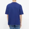 Erkek Balenciaga Logo Alphabet Kısa Kollu Mavi 612966TIV541195