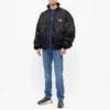 Erkek Balenciaga Logo Alphabet Kısa Kollu Mavi 612966TIV541195