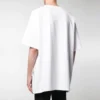 Erkek Balenciaga Logo Baskılı Kısa Kollu Beyaz 583214TFV639783