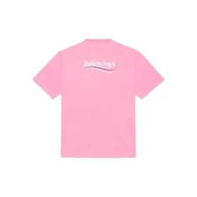 Erkek Balenciaga Logo Baskılı Kısa Kollu Pembe 641675TJVF75713 Erkek Balenciaga Logo Baskılı Kısa Kollu Pembe 641675TJVF75713