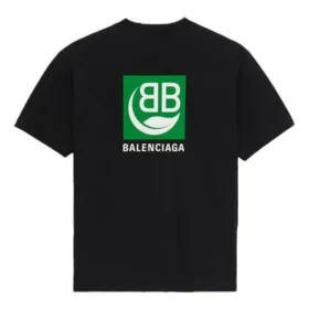 Erkek Balenciaga Logo Baskılı Kısa Kollu Siyah 594579THV631000 Erkek Balenciaga Logo Baskılı Kısa Kollu Siyah 594579THV631000