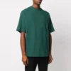 Erkek Balenciaga Logo Baskılı Kısa Kollu Yeşil 570805THV803230