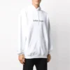 Erkek Balenciaga Logolu Oversize Beyaz Kazak 570811TIV559040