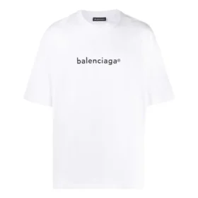 Erkek Balenciaga Logolu Rahat Kısa Kollu Beyaz Tişört 612966TIV549040 Erkek Balenciaga Logolu Rahat Kısa Kollu Beyaz Tişört 612966TIV549040