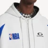 Erkek Balenciaga | NBA işbirliği beyaz/çok renkli oversize fermuarlı kapüşonlu Kapüşonlular Erkek Balenciaga | NBA işbirliği beyaz/çok renkli oversize fermuarlı kapüşonlu Kapüşonlular