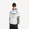 Erkek Balenciaga | NBA işbirliği beyaz/çok renkli oversize Tişört