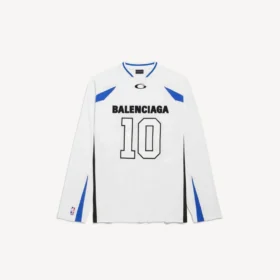 Erkek Balenciaga | NBA işbirliği beyaz/çok renkli oversize uzun kollu tişört Erkek Balenciaga | NBA işbirliği beyaz/çok renkli oversize uzun kollu tişört