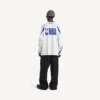 Erkek Balenciaga | NBA işbirliği beyaz/çok renkli oversize uzun kollu tişört