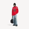 Erkek Balenciaga | NBA işbirliği kırmızı/çok renkli oversize uzun kollu tişört Erkek Balenciaga | NBA işbirliği kırmızı/çok renkli oversize uzun kollu tişört