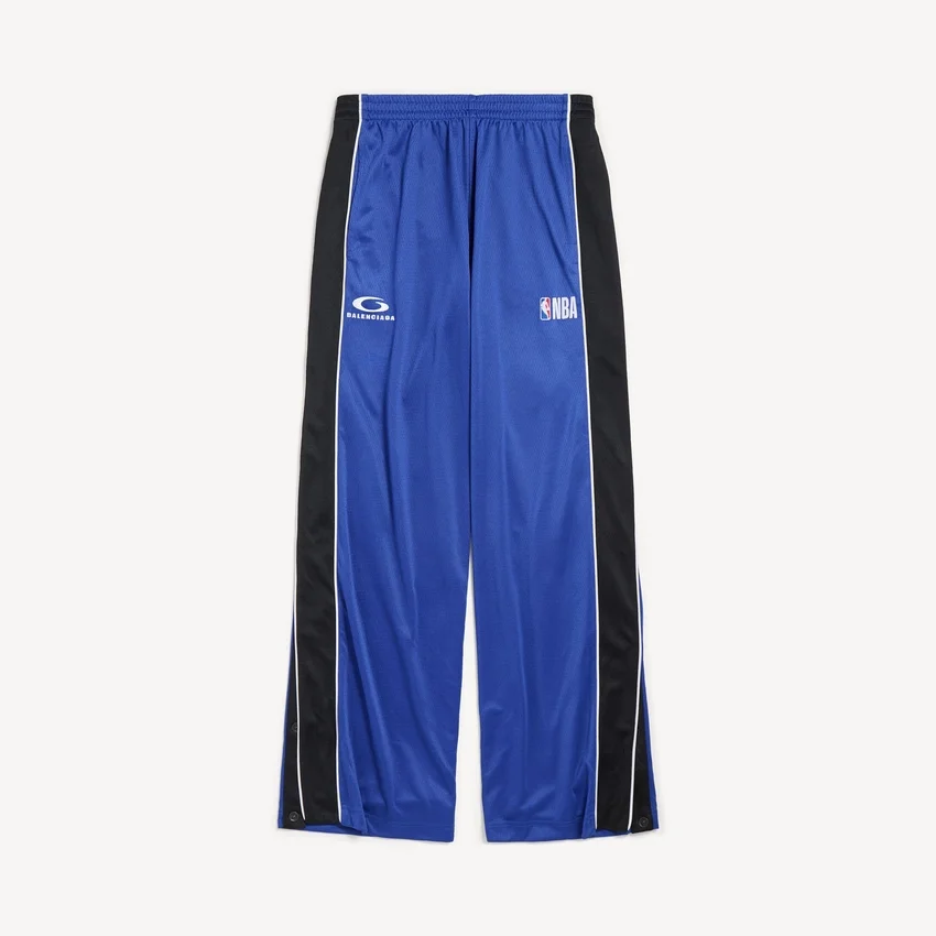 Erkek Balenciaga | NBA işbirliği mavi/siyah eşofman pantolonları Erkek Balenciaga | NBA işbirliği mavi/siyah eşofman pantolonları
