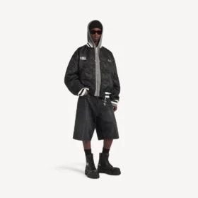 Erkek Balenciaga | NBA işbirliği siyah koç ceket