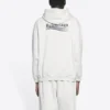 Erkek Balenciaga Political Campaign Alfabe Desenli Nakışlı Beyaz 600583TKVI99084