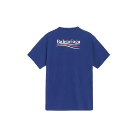 Erkek Balenciaga Political Campaign Baskılı Versiyon Kısa Kollu Kraliyet Mavisi 508203TAV444540 Erkek Balenciaga Political Campaign Baskılı Versiyon Kısa Kollu Kraliyet Mavisi 508203TAV444540