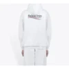 Erkek Balenciaga Political Campaign Logolu Beyaz 600583TIV539040