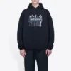 Erkek Balenciaga Portre Logolu Baskı Siyah 620973TIVA21000