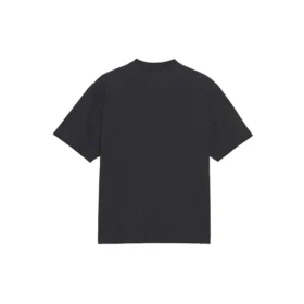 Erkek Balenciaga Retro Örgü BB Paris Baskılı Kısa Kollu Siyah 594579TGV601000