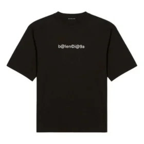 Erkek Balenciaga Sembolik Yuvarlak Yaka Alfabe Baskılı Kısa Kollu Siyah 620969TIV501070 Erkek Balenciaga Sembolik Yuvarlak Yaka Alfabe Baskılı Kısa Kollu Siyah 620969TIV501070