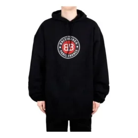 Erkek Balenciaga Siyah Slogan Baskılı Siyah 641679TJV771000 Erkek Balenciaga Siyah Slogan Baskılı Siyah 641679TJV771000